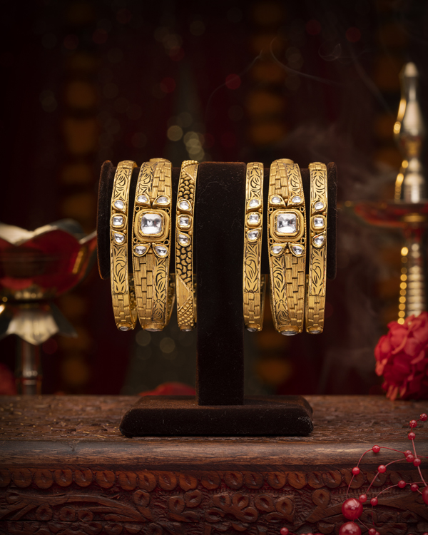 Gold Bangles Collection